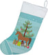 Caroline's Treasures BB9278CS Arabian Horse Christmas Christmas Stocking, Teal Fireplace Hanging Stockings Christmas Season Party Decor Family Hol...