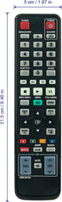 New AK59-00123A Replace Remote fit for Samsung Blu-Ray Disc DVD Player BD-D5490 BD-D5490/ZC BD-D5490/ZC BD-D5500 BD-D5500/ZA BD-D5500/ZC BD-D5500/...
