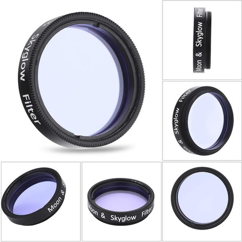 1.25 inch Moon Filter,Aluminum Alloy Sky Glow & Moon Filter Optical Glass for Telescope Eyepiece Cuts Light Pollution...