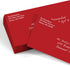 LUXPaper #9 Slimline Invitation Envelopes | Peel & Press | 3 7/8" x 8 7/8" | Ruby Red | 80lb. Text | 50 Qty...