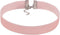 3/4" Pale Pink Velvet Ribbon Gothic Choker Necklace 12-15 Inches, Basic Plain Belt...