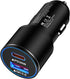 48W USB C Car Charger, All Metal 12V USB Outlet PD & QC 3.0 Fast Charge iPhone Car Charger Adapter Type C Flush Fit Car Plug for iPhone 15 14 13 1...