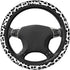 Swono Leopard Print Non-Slip Steering Wheel Cover Wild Animal Snow Leopard Neoprene Car Steering Wheel Covers Grip Automotive Steering Wheel Prote...