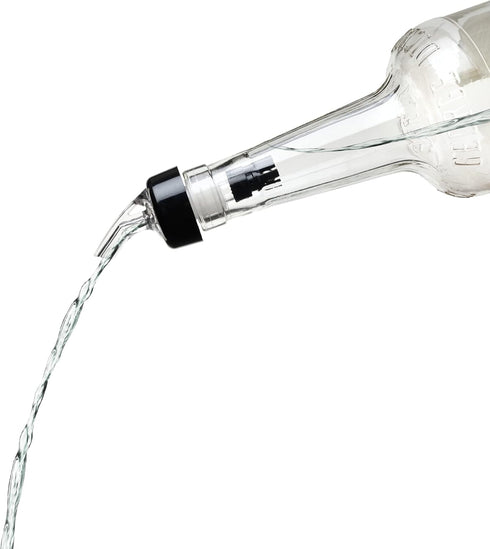 True Ace Measured Liquor Pour Spout, 1/2 Ounce Pourer, Fits Standard Liquor Bottles, Bar & Cocktail Accessories, Plastic, Set of 1...