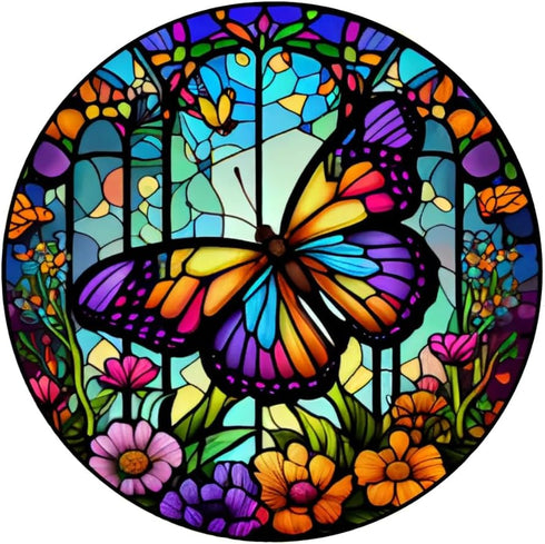 Butterfly Stamped Cross Stitch Kits - Counted Cross Stitch Kits for Beginners Adults,11 CT Patterns Dimensions Embroidery Kits Arts Craft Kits,for...
