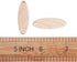 KISSITTY 200pcs Natural Unfinished Blank Wooden Oval Flat Pendants Wheat 1.4x0.47 Inch for Earring Pendant Jewelry DIY Craft Making...