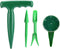 4-Pack Garden Hand Hold Adjustable Sowing Seeds Dispenser, Seedlings Dibber and Widger Hole Puncher Flower Plant Sow Traditional Sets...