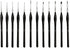 Elan Detail Paint Brush Set, 12 Oil Paint Brushes for Acrylic Painting, Small Paint Brush Fine Detail Set, Watercolor Brushes Set, Artist Brushes,...
