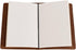 Pocket Travelers Notebook, Refillable Leather Travel Journal for Men & Women, Notebook Cover for Field Notes, Moleskine Small 3.5 x 5.5 Inches, Br...