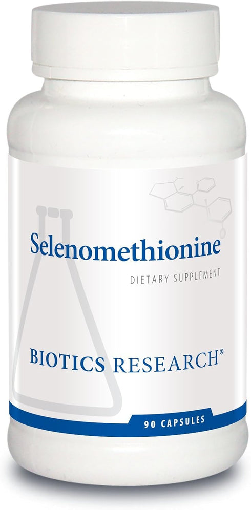 Biotics Research Selenomethionine – High Potency Selenium, Thyroid Gland Function, DNA Production, Cognitive Health, Potent Antioxidant. 90 Capsul...