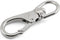 1-Pack M6 Swivel Eye Snap Hook 304 Stainless Steel Boat Marine Pet Chains Keychains Lanyard Hook Multi-Use Spring Snap Hook Clasp Hardware Accesso...