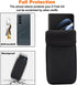 [2 Pack Phone Sleeve for Samsung Galaxy Z Fold 5 / Z Fold 4, Neoprene Waterproof Shock Absorbing Pouch Case for Z Fold 3 - Black...