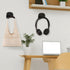 Headphone Hanger Holder Wall Mount,2Packs Headphone Hanger with Removable Self-Adhesive for Wall Desk Table Universal Gaming Headset Mount Holder,...