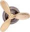 Men's Aircraft Propeller Lapel Pin Brooch (Gold)...