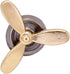 Men's Aircraft Propeller Lapel Pin Brooch (Gold)...