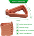 Pot Feet & Risers - 12 PCS of Pot Toes, Sturdy Supports for Your Indoor & Outdoor Planters - Easy to Clean & Durable, Better Drainage & Deck Prote...