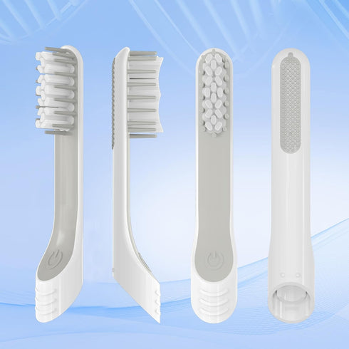 Toothbrush Replacement Heads Compatible with Quip - Brush Heads Refills for Spin Electric Toothbrush, 6 Packs, White...
