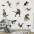 Kiddale 3D Watercolour Dinosaur Kids Wall Stickers,Peel and Stick Removable Wall Decals for Kids Nursery Bedroom Living Room...