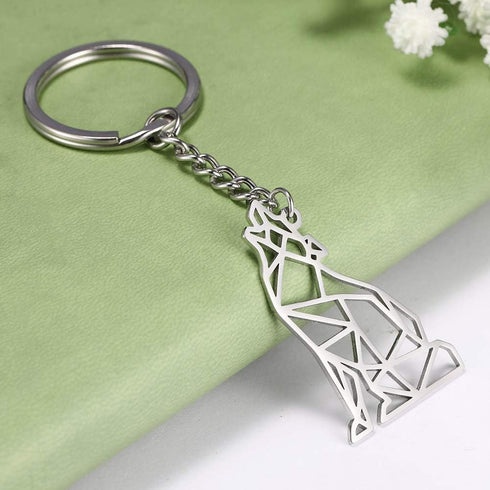 VASSAGO Stainless Steel Hollow Out Animal Keychain Backpack Car Purse Keys Accessories Purse Charm Key Ring for Men and Women...