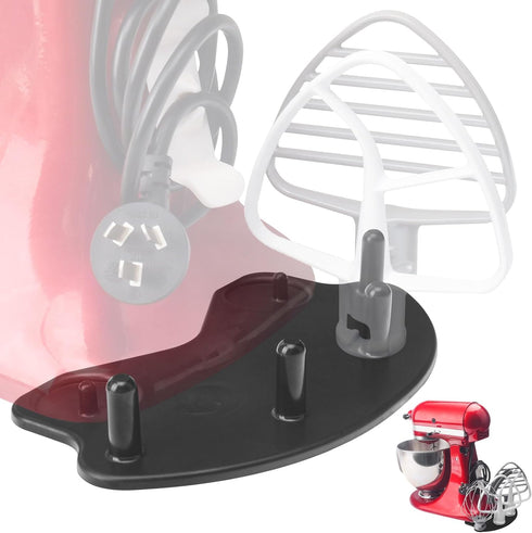 Stand Mixer Attachment Holders for Kitchenaid & Artisan 4.5 5 6 Quart Tilt-Head Stand Mixer for Storing Dough Hooks, Flat, Flex Edge Beater and Al...