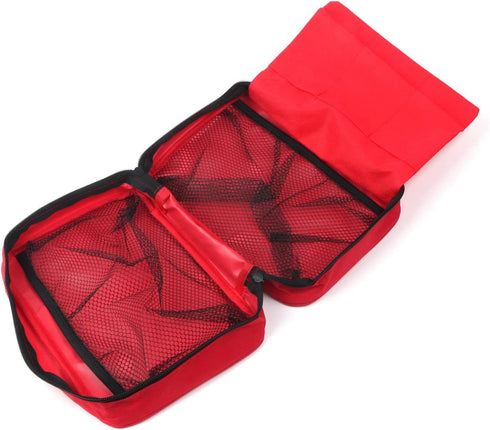 First Aid Bag First Aid Kit Empty Medical Storage Bag Red Trauma Bag for Emergency First Aid Kits Car Workshop Cycling Outdoors (SNL Red 1PC)...