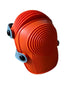 15-431 Ultraflex Non-Skid Premium Protective Gear with Flexible Design Plastic Kneepad, Orange...