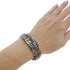 PammyJ Tri-Tone Dragonfly Stretch Bracelet with Patina Finish...