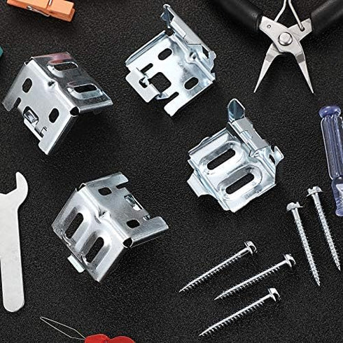Jetec 6 Pieces Mini Blind Brackets Bracket for Window Blinds, with Screws...
