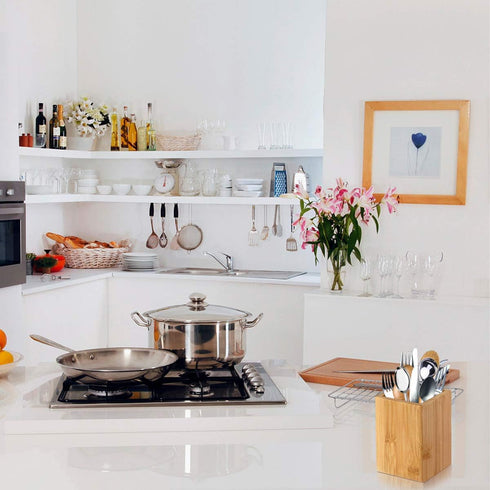 Pen Cup Holder,2 Pack Bamboo Wood Desk Pencil Holder Stand Multi Purpose Use Pencil Cup Pot Desk Accessories,Desktop Organizer Pencil Holder Ideal...