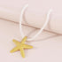 Dcfywl731 Starfish Necklace Seashell Necklace for Women Gold Beach Charm Necklace Trendy Layered Shell Conch Necklace Summer Surfer Neclace Beach ...