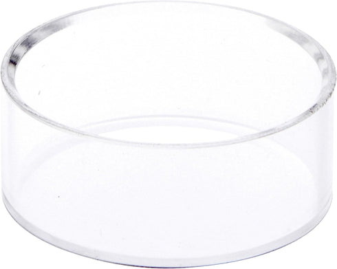 Plymor Clear Acrylic Beveled Egg, Marble, Ball or Sphere Display Holder Stand, 1" H x 2.5" W (2 Pack)...