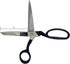 Ultima 7 Inch Bent Handle General Purpose Scissors – Drop Forged Carbon Steel Trimmer Sheers, Chrome Plated with Black Bent Handles, Made in Italy...