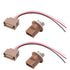 2 Pcs Turn Signal Socket and Pigtail Connector Fit for Fiesta Focus F150 Lincoln Mercury 2003-2019 with Wire Harness Replace 2U5Z13411SA YF1Z13411...