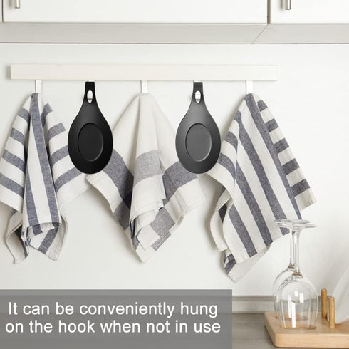 3 PCS Spoon Rest for Stove Top, Heat Resistant Flexible Silicone Kitchen Utensil Rest Ladle Spoon Holder for Stove Top – for Cooking Spatula, Ladl...