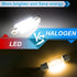 Interior Map Dome Light Cover Clear Lens Overhead Console with White LED Bulbs Compatible with 2007-2013 Chevy Silverado GMC Sierra Suburban Avala...