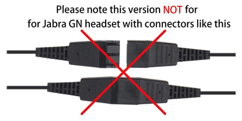 VoiceJoy Call Center Headset Quick Disconnect Cable Y Splitter Adapter Trainer Cable for Training Center Compatible with Plantronics QD headsets S...