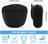 Silicone Dog Treat Pouch and Dog Clickers,Dog Training Pouch Bag with Magnetic Buckle Closure and Waist Clip for Treats,Leash,Walk (Black&Grey 4PC...
