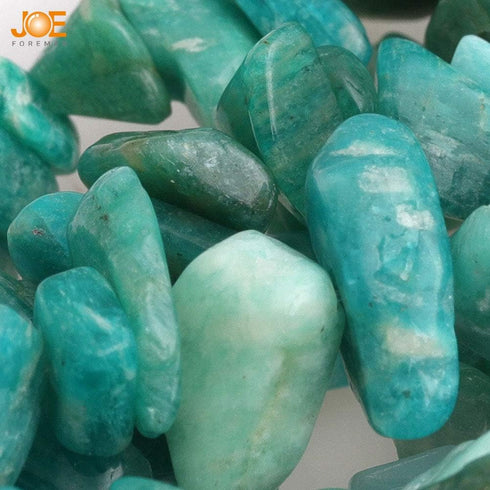 3-5mm GiveAbayite Gravel Chips Beads for Jewelry Making Freeform Blue Green 34" JOE FOREMAN...