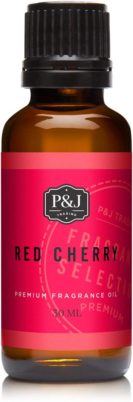 P&J Trading Fragrance Oil | Red Cherry Oil 30ml - Candle Scents for Candle Making, Freshie Scents, Soap Making Supplies, Diffuser Oil Scents...