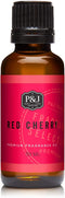P&J Trading Fragrance Oil | Red Cherry Oil 30ml - Candle Scents for Candle Making, Freshie Scents, Soap Making Supplies, Diffuser Oil Scents...