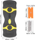 2 in 1 Scraper Tool, Ergonomic Handle ABS Metal Plastic Blades Razor Scrapers 2Pcs for Boat(Black+Yellow)...