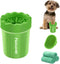 Dog Paw Cleaner, Portable Dog Paw Washer Pet Cleaning Silicone Brush with 3 Absorbent Towel, Pet Foot Cleaner for Small Breed Dogs(Green)...