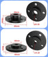 2PCS Camera Adapter Mount Multifunction Desktop Microphone Flange Mount Male 1/4-20 and 3/8-16 and 5/8-27 Inch Female Mic Monitor Mount...