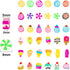 200PCS Colorful Candy Polymer Clay Beads 10mm Mixed Candy Ice Cream Spacer Beads Handmade Polymer Clay Beads Kit Bulk for Jewelry Making DIY Brace...