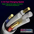 USB A to Micro USB Android Phone Charger Cable Fast Charging High Data Speed Visible Light Up LED Current Flowing to be a Night Light Compatible w...