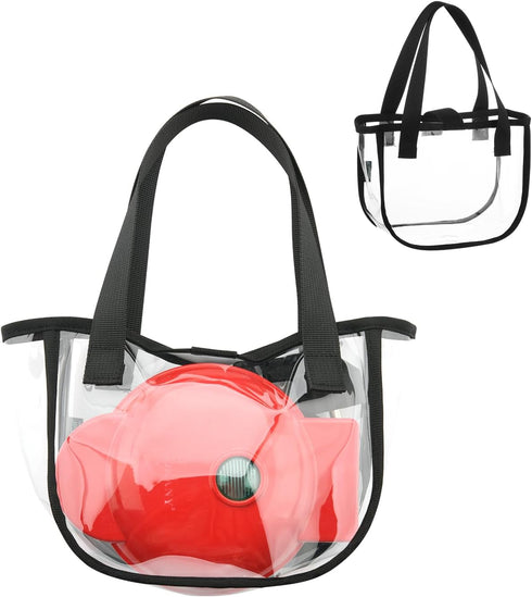 Beautyflier Carrying Bag Compatible with DASH Mini Waffle Maker 4 Inch, Storage Bag for Mini Waffle Maker, Portable Clear Organizer Bag for Who Lo...