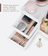 Makeup Desk Cosmetic Storage Box Organizer with Drawers for Dressing Table, Countertop, Bathroom Counter, Elegant Vanity Holder for Brushes, Eyesh...