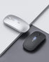 INPHIC Wireless Mouse, 2.4G Silent Rechargeable Ultra Slim USB Portable Mouse, 1600 DPI & 400mAh Battery with Visible Level for Laptop PC Computer...