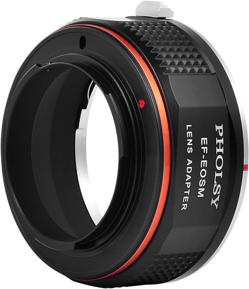 EF-EOS M Lens Adapter Lens Manual Focus Converter Ring Compatible for Canon EF/EF-S Lens and Canon EOS-M (EF-M Mount) Camera EOS M, M2, M3, M5, M6...