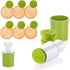 KAISHANE Easter Cookie Stamps,Easter Cookie Cutter Set,6 Pcs Interchangeable Cookie Stamps,1 Pcs Round Cookie Cutter,1 Pcs Cookie Press,Random Col...